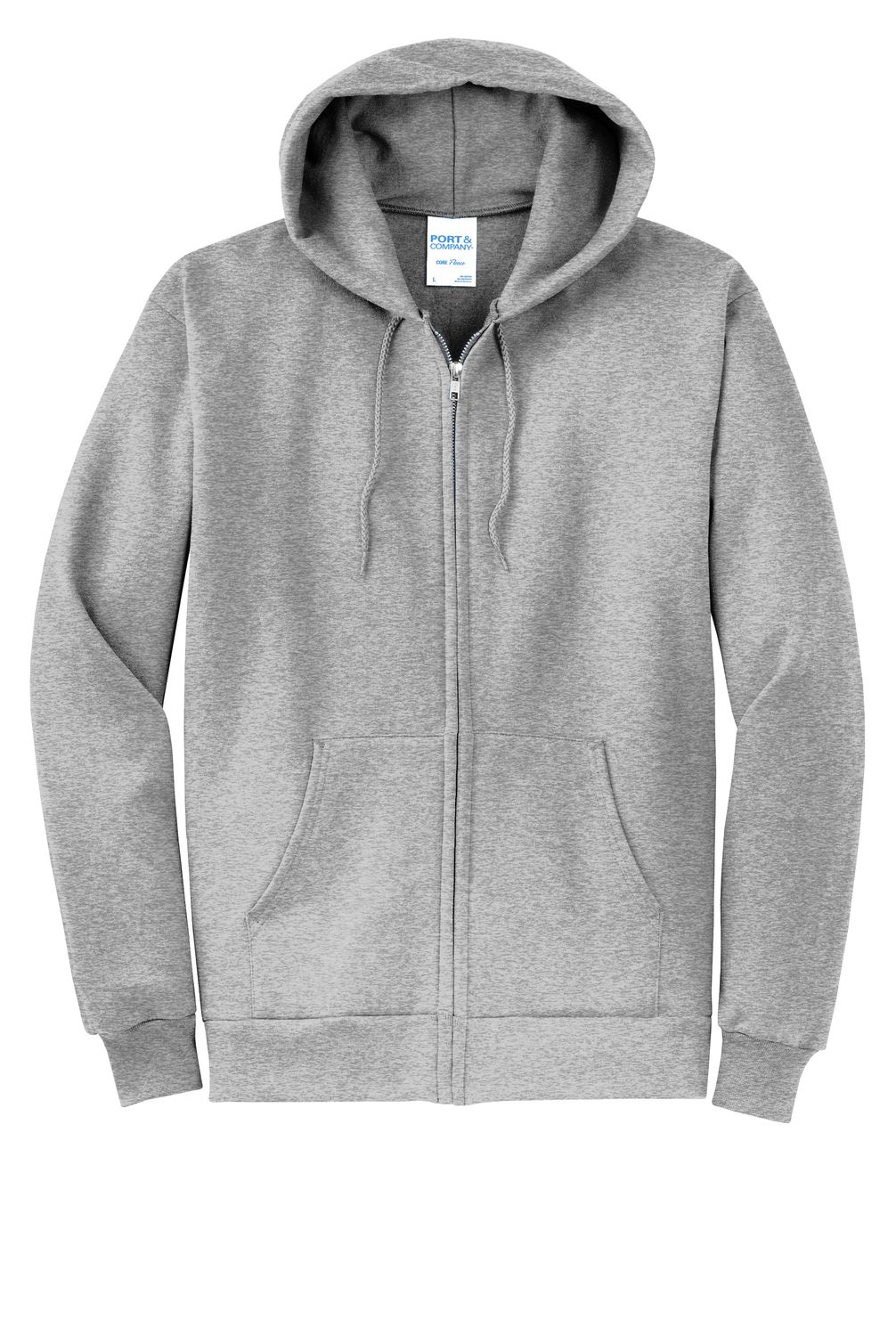 Port &amp; Company Core Fleece Full-Zip Hooded Sweatshirt