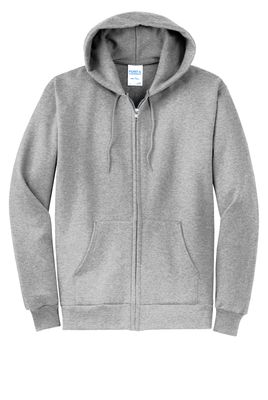 Port &amp; Company Core Fleece Full-Zip Hooded Sweatshirt