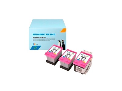 Cartucho de tinta PREMIUM 664XL (Colores) - Pack 3