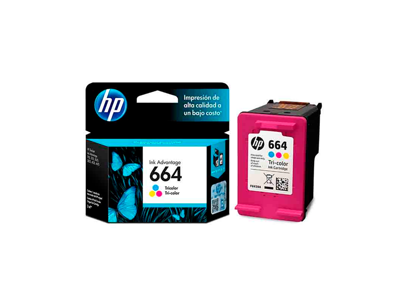 Cartucho de Tinta HP 664 Tricolor