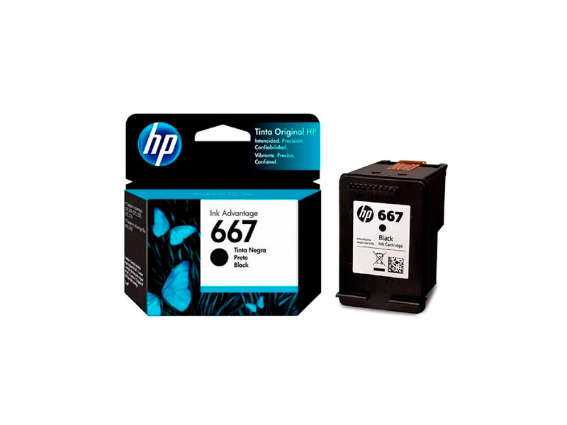 Cartucho de Tinta HP 667 Negro