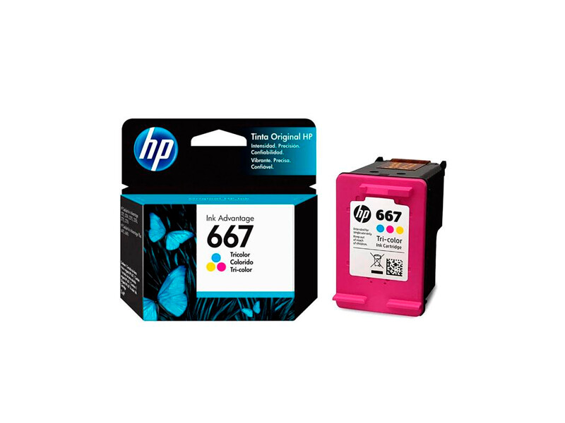 Cartucho de Tinta HP 667 Tricolor
