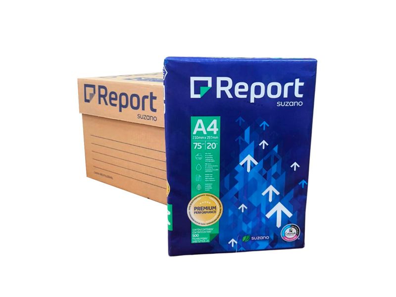Caja 10 Resma de Papel REPORT - A4
