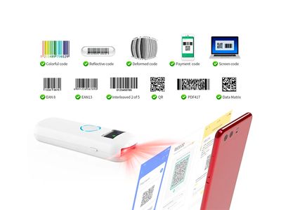 Lector de Códigos de Barras Portátil | Escáner Inalámbrico Bluetooth 2D CRM-3303 | Profesional