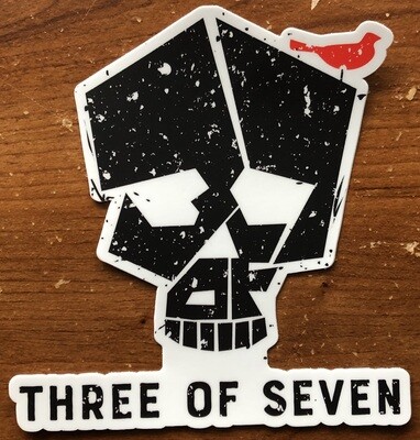 3 of 7 Die-Cut Sticker