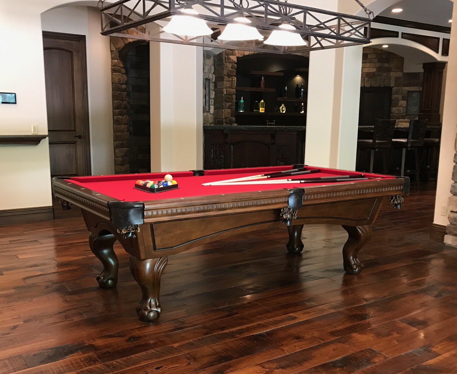 'Dark Brown' Savannah Pool Table