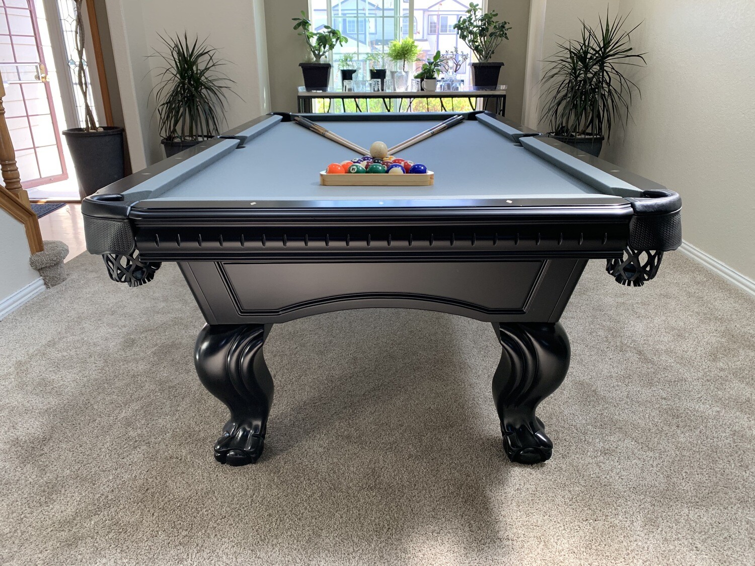 'Matte Black' Savannah Pool Table