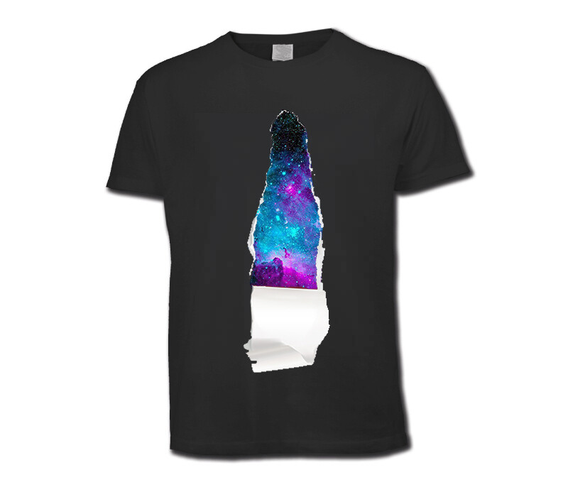 E-shirt SPACE 3D