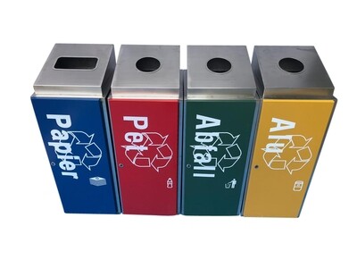 Recycling Abfalltrennsystem 4-Set Recycling Abfalltrennsystem 4-Set
