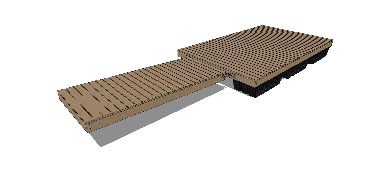 T-Laituri koko L + S (2400x8000)