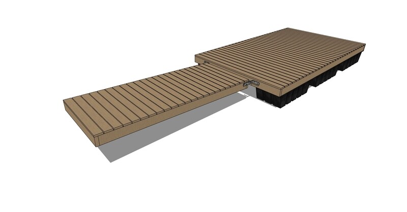 T-Laituri koko L + S (2400x8000)