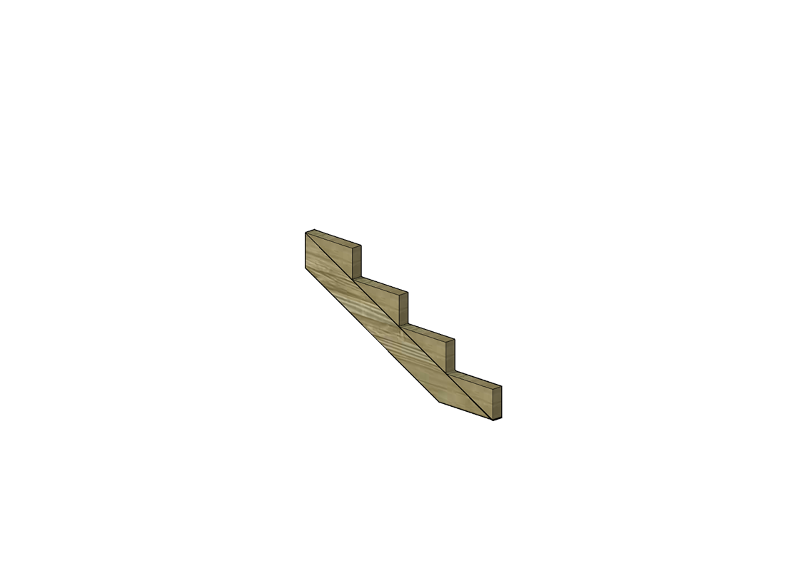 123 x 4 askelmainen reisilankku JYRKKÄ 123 x 4 askelmainen reisilankku JYRKKÄ