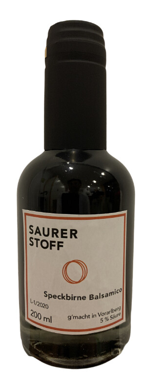 Speckbirne Balsamico 200 ml Saurerstoff Speckbirne Balsamico 200 ml Saurerstoff