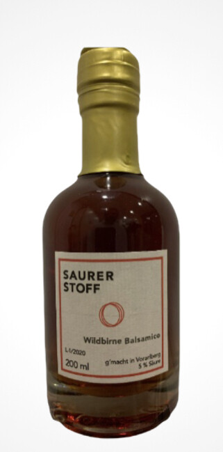 Wildbirne Balsamico 200 ml Saurerstoff Wildbirne Balsamico 200 ml Saurerstoff