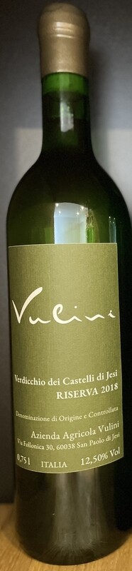 Verdicchio dei Castelli di Jesi 2018 Vulini Verdicchio dei Castelli di Jesi 2018 Vulini