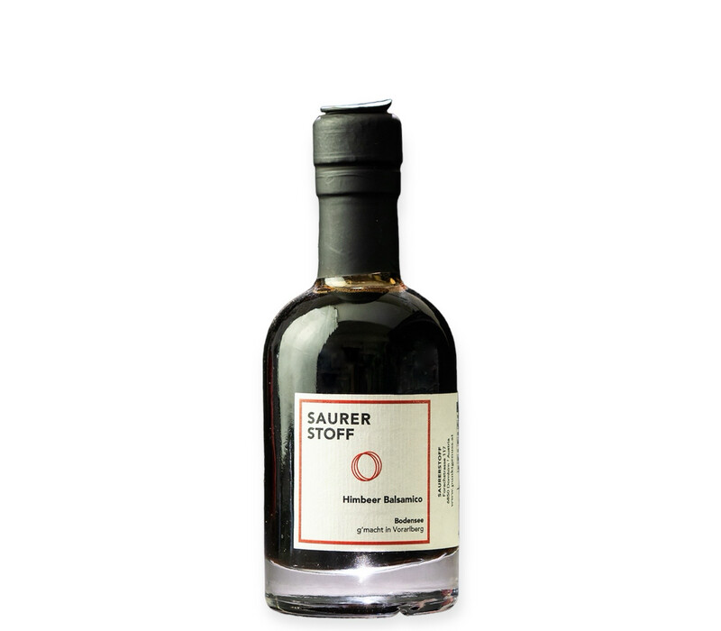 helle Himbeere Balsamico Saurerstoff, Balsamico aus Vorarlberg 