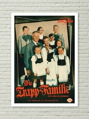 A3-Poster DIE TRAPP-FAMILIE | Ruth Leuwerik