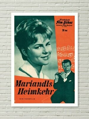 A3-Poster MARIANDLS HEIMKEHR | Conny Froboess, Peter Weck