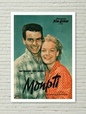 A3-Poster MONPTI / Romy Schneider, Horst Buchholz