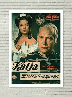A3-Poster KATJA; DIE UNGEKRÖNTE KAISERIN / Romy Schneider, Curd Jürgens