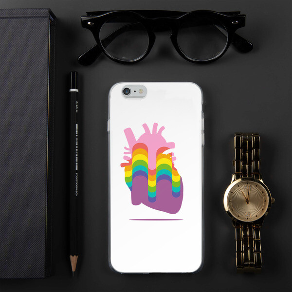 LGBTQ Heart iPhone Case
