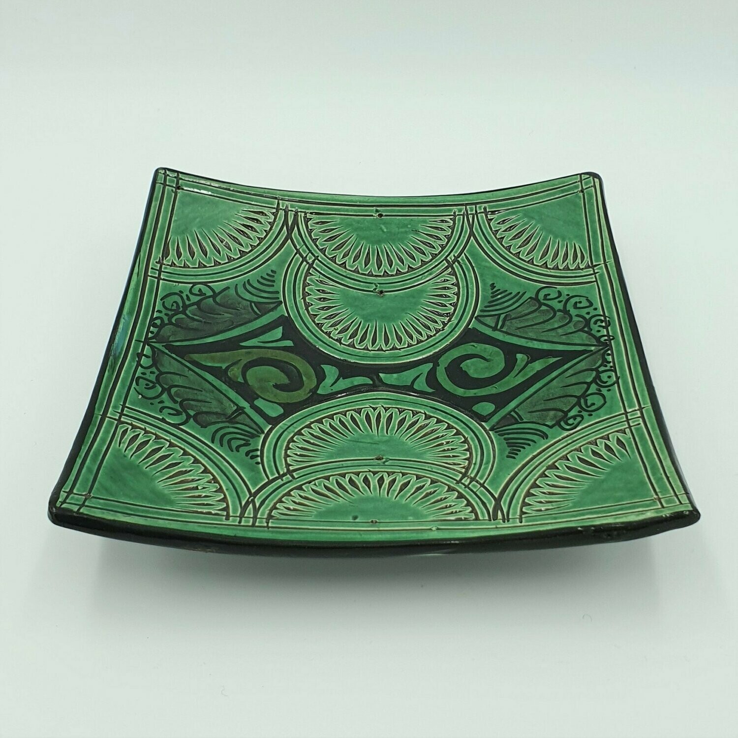 Plato Narjis Carré Vert