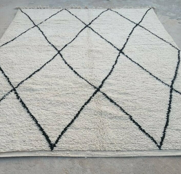 Alfombra Lana Beni Ouarain Nomade 250x250 cm