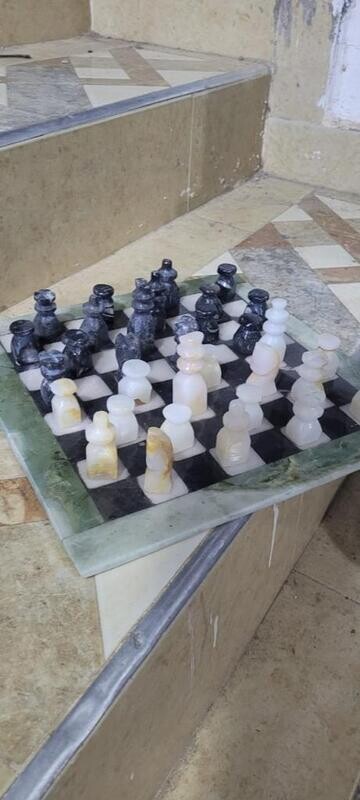 Juego Ajedrez Kamar Piedra Onix verde