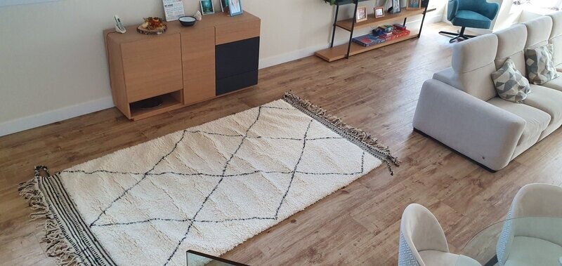 Alfombra Lana Beni Ouarain Nomade 290x155 cm