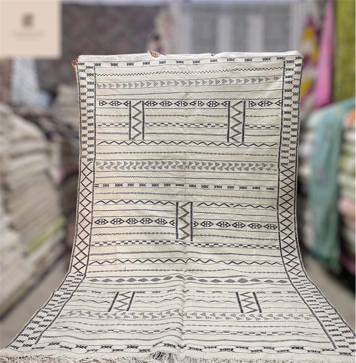 Alfombra Lana Kilim Agadir 313x200