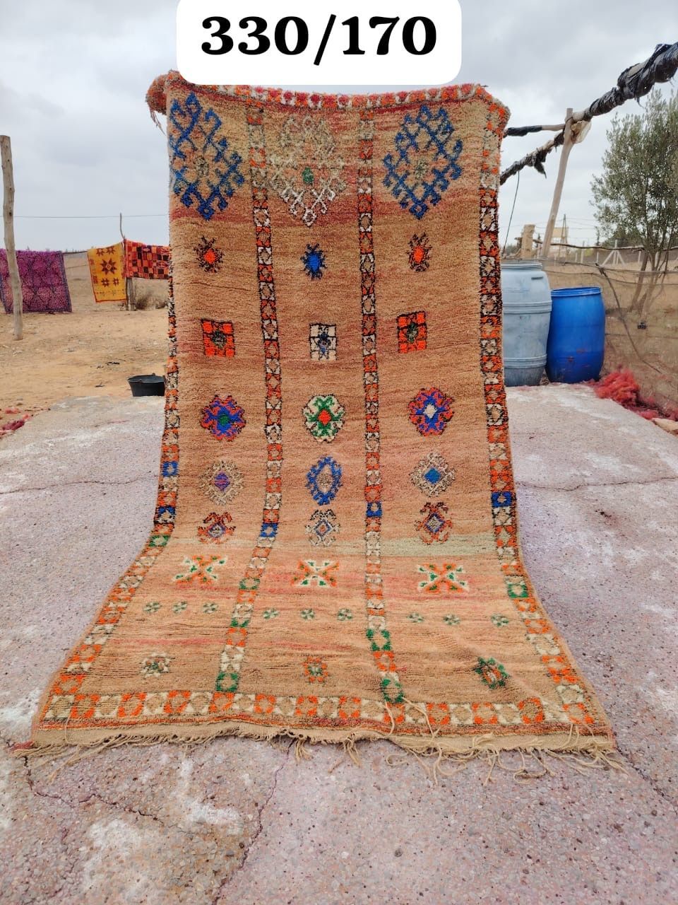 Alfombra vintage Selwa 330x170 cm