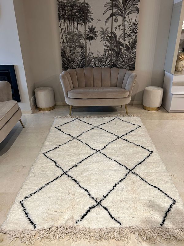 Alfombra Lana Beni Ouarain Nomade 205x145 cm