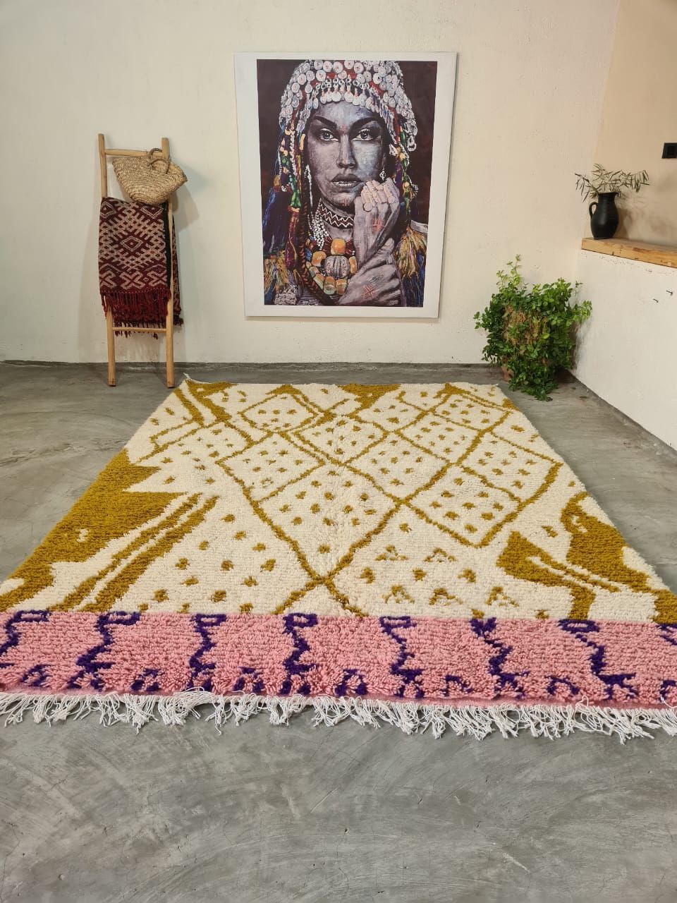 Alfombra Lana Beni Ouarain Personalizable