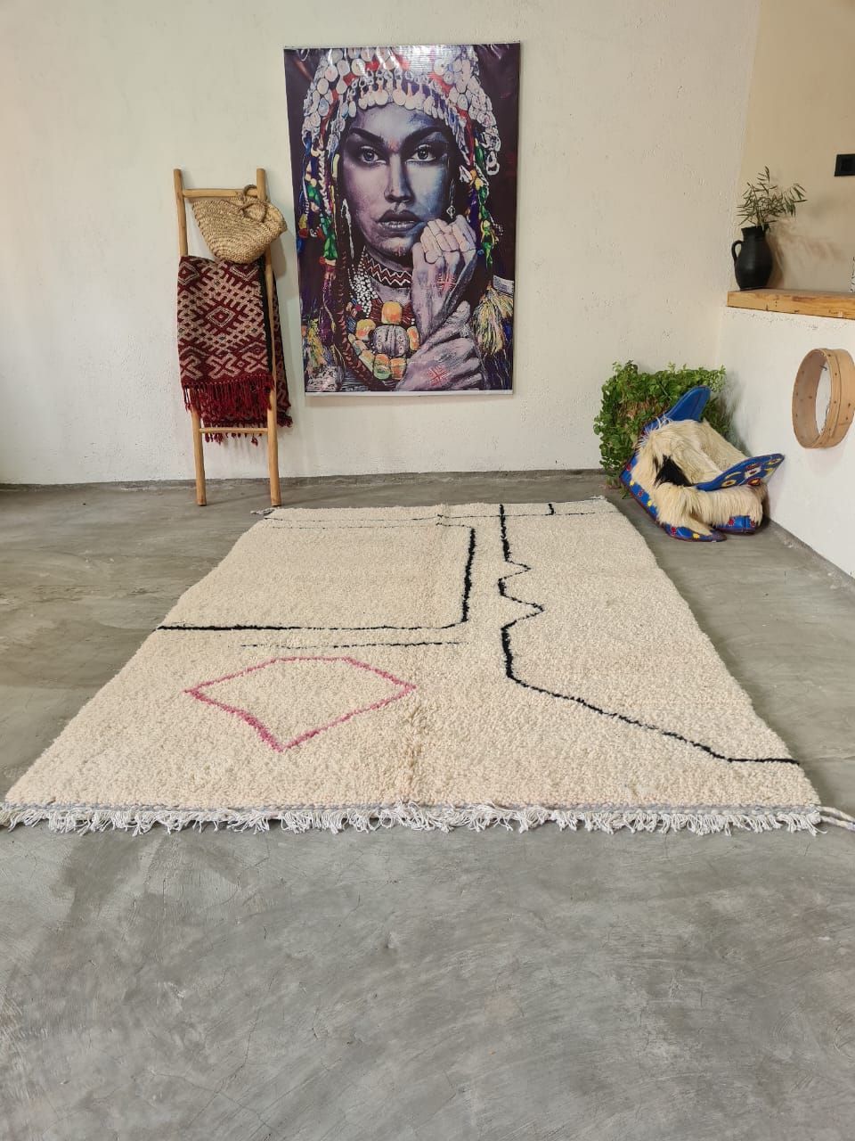 Alfombra Lana Beni Ouarain Personalizable