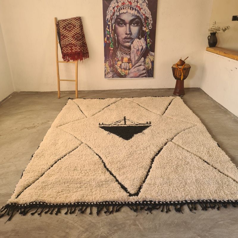 Alfombra Lana Beni Ouarain Personalizable
