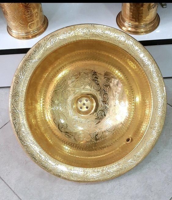 Lavabo Kawtar latón desde