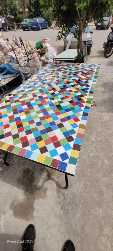 Mesas Zellige multicolor desde