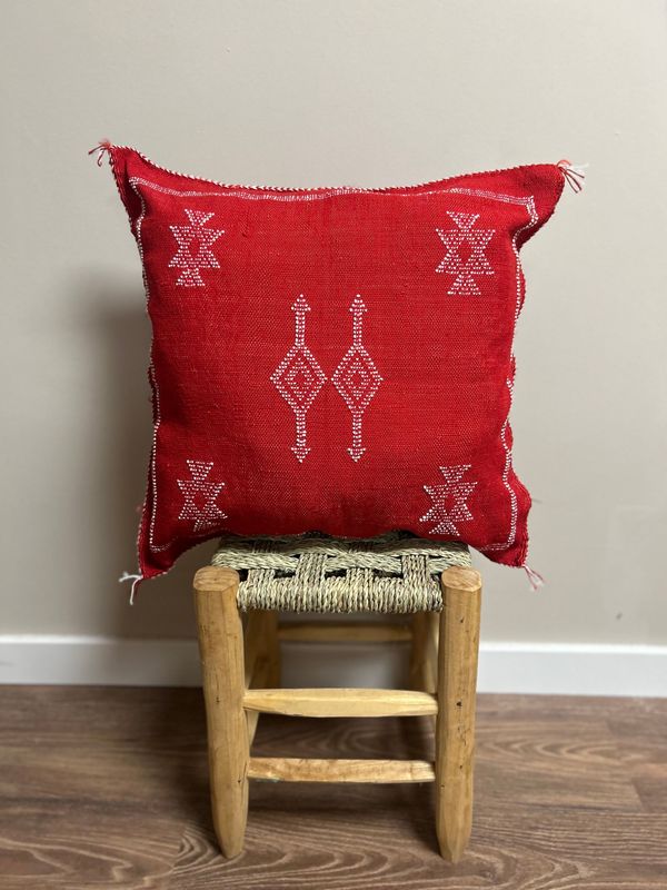 Cojín Sabra Charkia Rojo