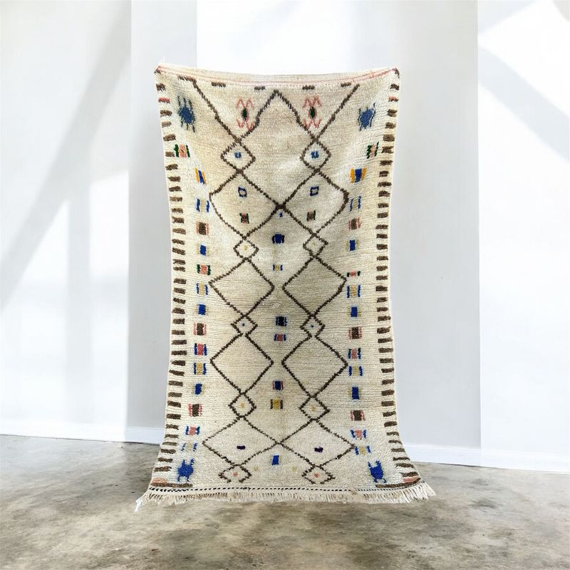 Alfombra Vintage Azilal  Tiznit  220 x116 cm