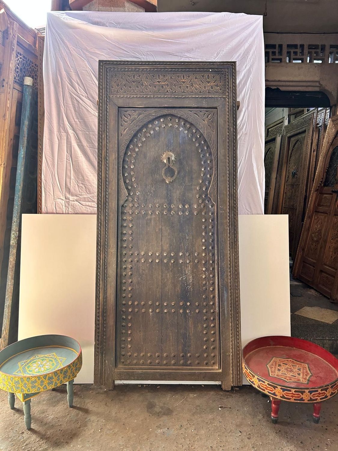 Puerta Árabe Antigua 100x230 cm Puerta Árabe Antigua 100x230 cm