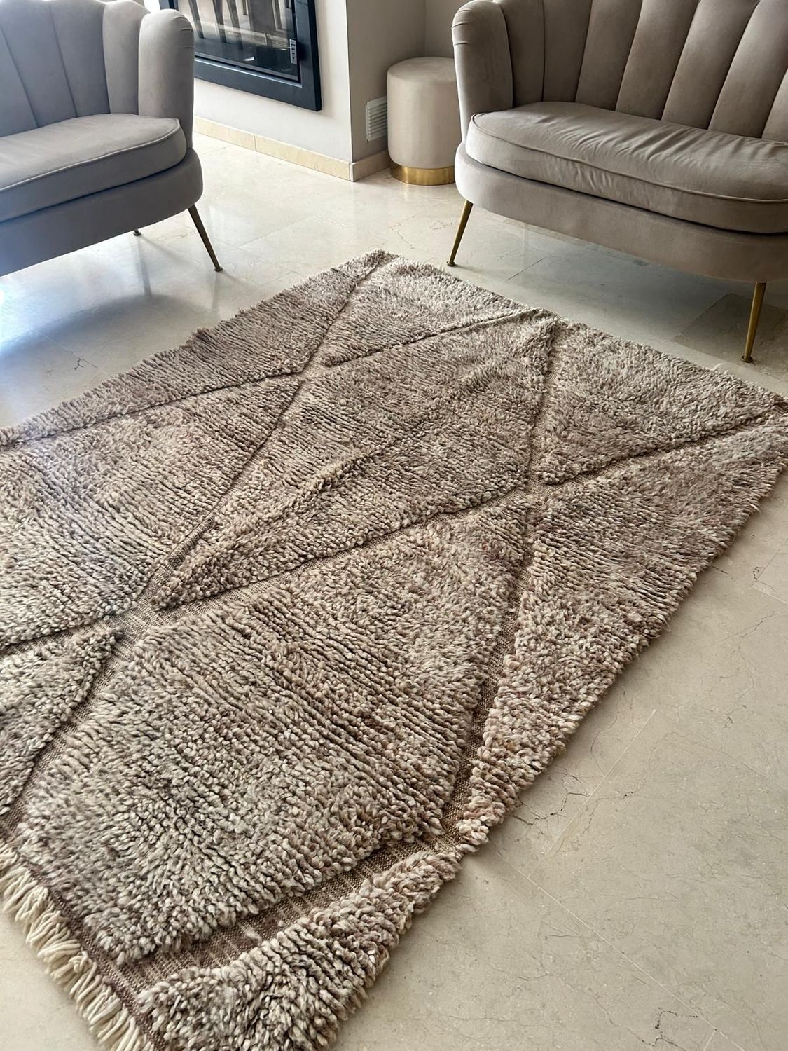 Alfombra Beni Ouarain Bahia 202 x 158 cm