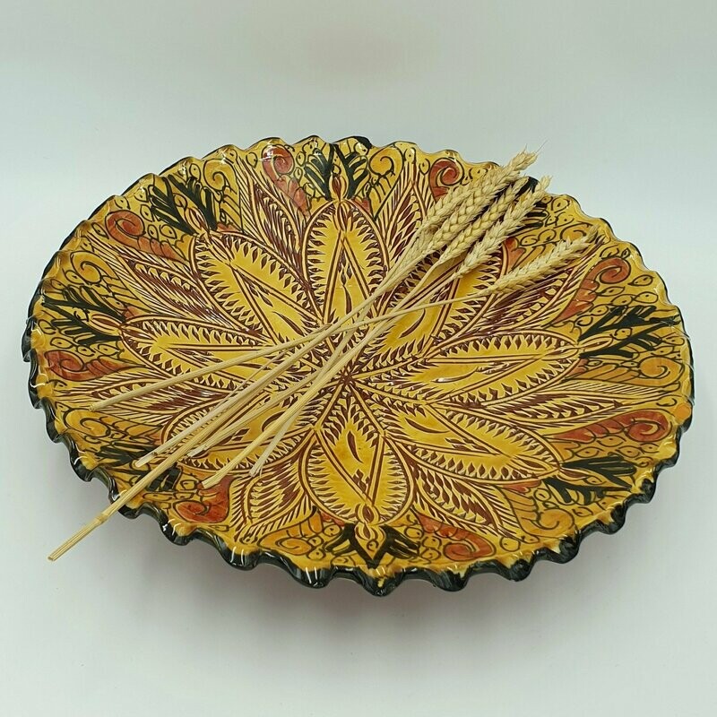 Plato redondo Narjis Mostaza