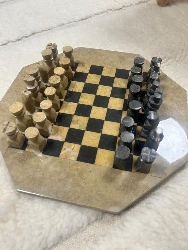 Juego Ajedrez Kamar Piedra Onix Juego Ajedrez Kamar Piedra Onix