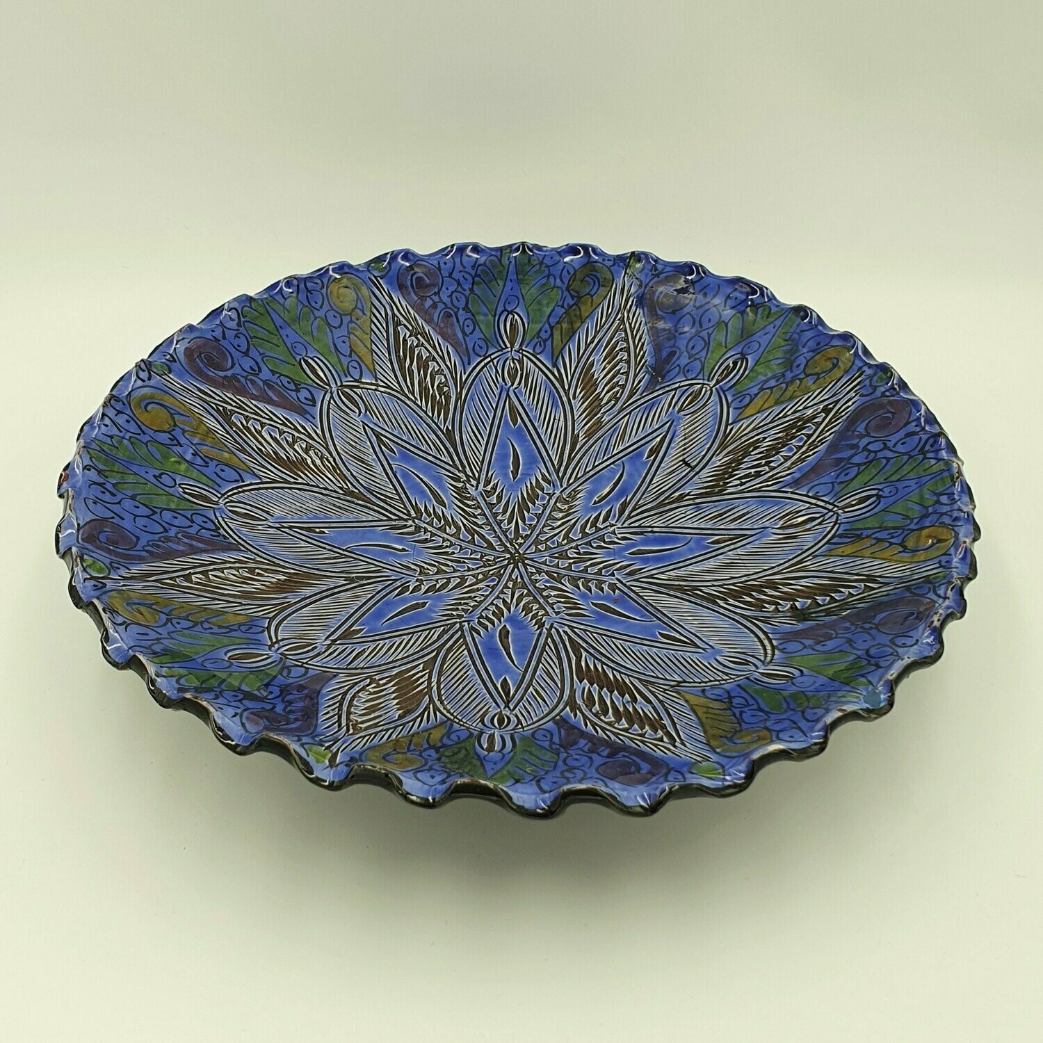 Plato redondo Narjis Bleu