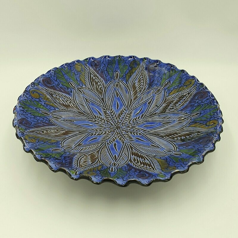 Plato redondo Narjis Bleu