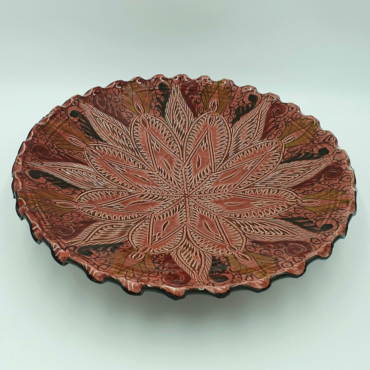 Plato redondo Narjis Rouge