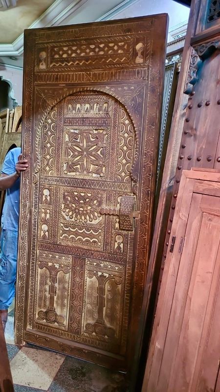 Puerta madera Taroudant 100 x 225 cm