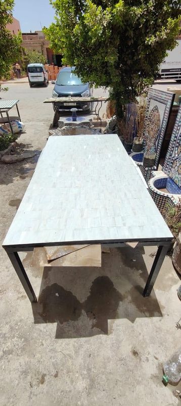 Mesas Zellige white desde