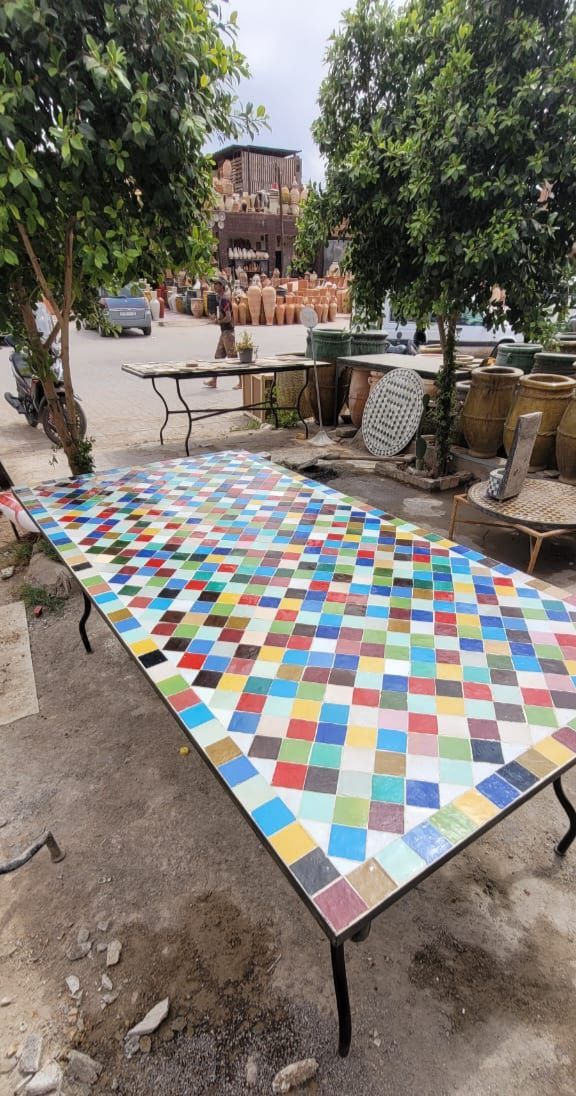Mesas Zellige multicolor desde Mesas Zellige multicolor desde