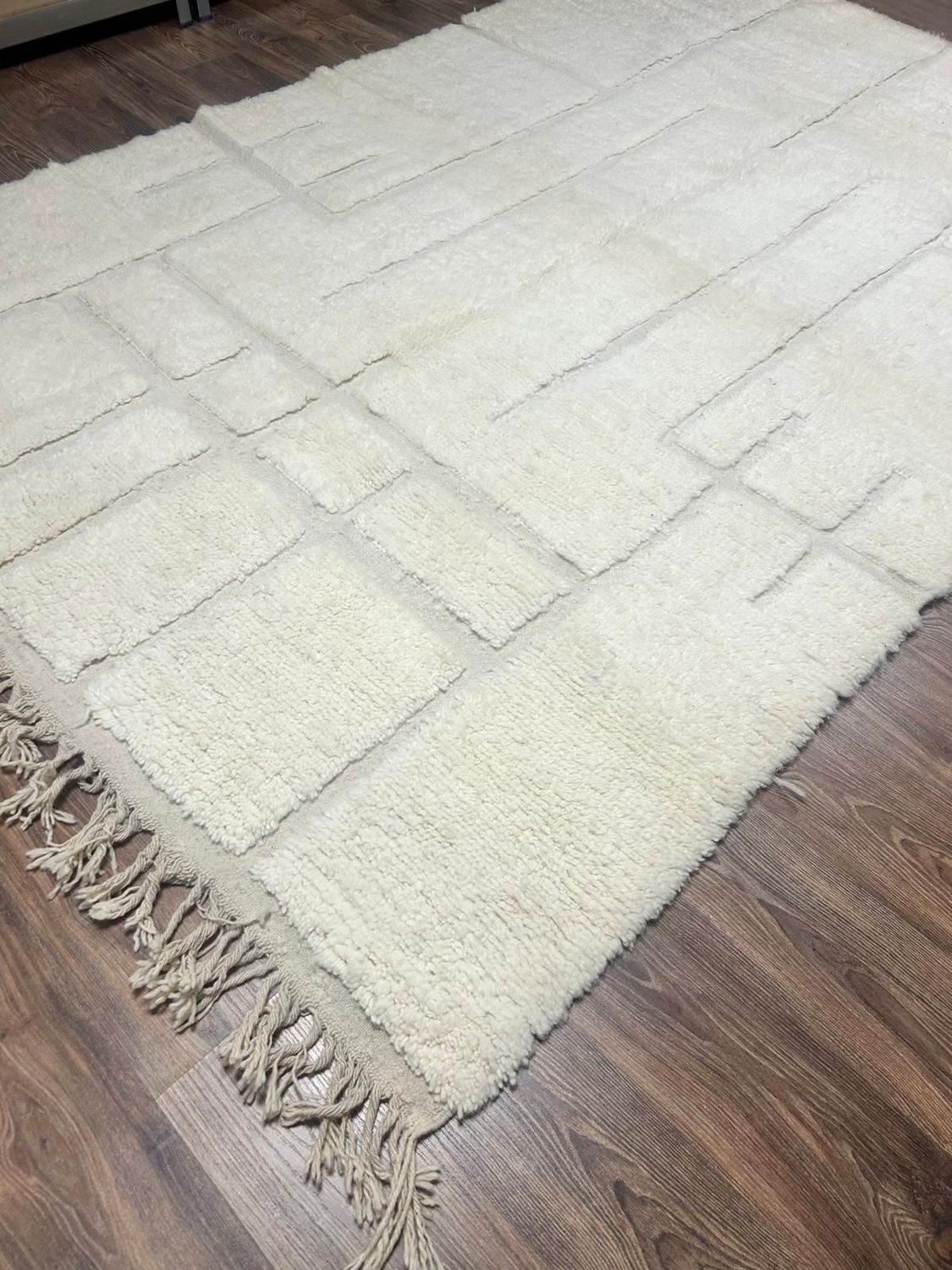 Alfombra Beni Ouarain Mistara White 200x300 cm Alfombra Beni Ouarain Mistara White 200x300 cm